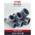 PVC斜三通UPVC塑料管道45度三通深灰色Y型三通加厚管子配件加厚 DN32 1.2寸 内径4 DN652.5寸内径75mm深灰色