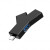 迷你便携Type-c3.1 3口分线器 USB3.0直插式2.0HUB扩展集线器车载 Typec黑色3口
