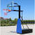 篮球架户外标准可移动升降儿童成年人校园训练比赛专用篮球框室内 蓝色豪华款钢化玻璃板14090cm