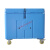 滚塑箱干冰储存箱专用超大容量320L滚塑保温冷藏耐负80度低温带 320升蓝色(可装250KG干冰)