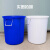 沃得斐  圆形塑料垃圾桶 加厚工业水桶 户外大号楼层小区垃圾筒 环卫塑料桶 果皮桶 160L带盖
