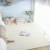 满铺加厚纯色床下床边毯房间卧室地毯床前床头脚垫客厅短毛绒地垫 纯白色 160x60cm