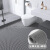冰禹 BYQ-703 PVC镂空防滑垫 S形塑料地毯浴室地垫 网格门垫 灰色2.0m*1m（厚4.5mm）