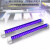 UV固化灯LED紫外线固化灯365NMuv胶固化紫光灯双排紫外灯管替换 365波段+开关电源线(110V/2 16-20W