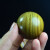 绿檀手球 玉檀香球 按摩文玩手把件老人礼品手工打磨木雕手球 5.0手球一只 布袋装