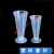 量杯 塑料  锥形量杯三角量杯50ml100ml奶茶带刻度量杯 测量杯MSY 塑料三角量杯100ml(2个)