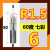 钨钢内R刀65度4刃铣刀七彩铝用外r2合金涂层不锈钢数控反r3倒圆角 R1.5*6D*50L*4刃（七彩）