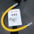 瓦斯管软管瓦斯管家用低压金属包塑管防鼠咬胶管波纹管燃气管灶 0.3米两头插口的