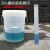 84液配比量杯奶茶店计量桶20升大容量10升柴油桶带刻度测量带工业品 zx20L全透明刻度桶1个