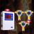 HKNA可燃气体探测报警器燃气液化气油漆浓度泄漏检测仪     液化气报警器 + 有线钢瓶机械手  白色 QD6330-5