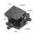 手动弧度倾斜角位台相机光学调整架实验微调弧形滑台大角度大台面 GFY9030-C80H60