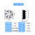 换气扇10寸排风扇墙壁吊顶式抽风机厨房强力卫生间窗式排气扇 浅黄色