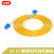 单模光纤跳线lc-lc延长线3 5 10米m双芯网络跳线光钎光纤尾纤室内 浅黄色 3m