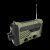 沃尔森XLN-290WB防灾手摇手电筒收音机充电多功能应急太阳能手电x 军绿色标配手摇发电 收音机 5档照明模式_应急充电