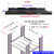 机柜托盘托板图腾服务器网络机柜隔板层板托架固定板机柜配件宽450*深300板厚0.8配送螺丝 0x0 0x0x0cm 宽480*深700 板厚1.2配送螺丝