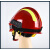 YHGFEE17统型抢险救援安全帽ABS应急救援消防安全帽防砸耐冲击防火地震 橙红安全帽+灯架+护目镜