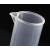 塑料量筒带刻度线实验室烧杯105010025050010002000ml毫升 白色 以上材质：聚丙烯耐酸耐温121度