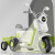 贝得龙大号儿童电动摩托带斗宝宝三轮车可坐1到6岁小孩玩具车充电摩托车 米色-音乐灯光 单驱带拖斗（6V4.5A电瓶）