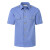 铁路制服男士衬衣短袖新款路服长袖蓝色衬衫工作服19式制服 男外穿短袖(蓝色) 38 110-120斤