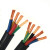 4平米国标铜线 铜芯电线电缆线4芯5芯4/6/10/16平方2.5 五芯4平方 100米