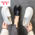 唯坤2023新款女鞋软底护士鞋白色工作鞋防滑厚底休闲小白鞋 白色 39