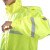 工孚 双层分体雨衣雨裤套装加大加厚反光雨衣可印字 一套价 连体荧光黄 M（165） 