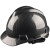 LISM挡头盔logo工地花纹监理黑色ABS定制碳纤维国标帽领导安全帽 亮黑色V型 碳纤维花纹