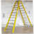 梯子折叠双侧绝缘纤维玻璃钢人字楼梯铝合金实心加厚 13级3.9米