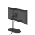 畅顿可竖屏旋转电脑显示器底座通用适用华硕飞利浦LG台式升降支架 黑14-43寸承重加强型升降+旋转+俯仰角