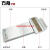 上海刮板现代环境细度计不锈钢涂料颗粒细度仪宽槽细度板双槽单槽 单槽0-50um