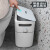 圾垃埇垃圾桶卫生间厕所厨房专用夹缝大容量带盖大号自动打包放纸 自动打包垃圾桶-暗耀黑色