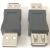 KINSUN系列金属屏蔽USB转接头FUZUKI富崎MSDD90736转换器 MSDD90736-3_A型USB_扁口公转扁