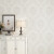 德尔菲诺 DELFINO环保轻奢欧式无缝墙布全屋现代简约卧室客厅背景墙美式提花壁布 A43-06 浅米白