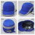 久匀 防撞棒球式安全帽 可定制透气轻型 防砸内衬工作布安全帽 宝蓝色流线款安全帽 L(58-60cm)