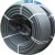 黑色HDPE高密度聚乙烯40硅芯管pe50穿线管25预埋盘管32 60 63推荐 32pe穿线管厚2.0(100米) 内外黑