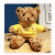 地推玩偶可爱呆萌网红泰迪熊公仔礼盒小熊带礼盒彩灯毛绒玩具 玫瑰绒-黄色卫衣-米熊 30厘米 0.2kg
