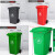 户外360L240升120塑料垃圾桶大号容量环卫挂车小区物业分类脚踏桶不含税运 50L加厚款绿色