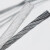 卧虎藏龙 镀锌包塑钢丝绳 透明涂塑钢丝绳带皮PVC钢丝绳包胶绳 6mm1米