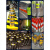级黄色反光贴夜间交通警示柱升降柱反光条防撞反光膜贴纸 4cm宽级黄色3米长