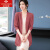俞兆林（YUZHAOLIN）品牌大码桑蚕絲针织衫女开衫中长款镂空披肩外套宽松女装空调衫妈 玫红色 S