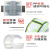 典南PVC透明法兰保护套防护套耐酸碱腐蚀防喷溅 DN100-PVC