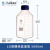 GL80广口蓝盖瓶250ml 500ml大口丝口瓶  带手柄蓝盖瓶2500ml LG高硼硅透明蓝盖5000ml