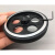 编码器计米轮 长度测量计米器仪表轮子 铝合金测长仪计米轮 周长200(内孔5MM)
