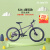 LAZY KID24寸轻量型双油碟高端青少年自行车学生单车禧玛诺8速休闲车 变色龙紫