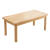幼儿园实木桌子椅子圆桌学生餐桌正方形课桌儿童家用学习桌椅套装 长桌 全橡木 0cm