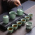 中式茶具套装轻奢功夫泡茶壶茶杯家用 荷花侧把壶7头茶具套装 10头 青瓷茶具套装