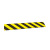 黄金道 高分子柔韧聚合物材料（橡胶）小心站台间隙警示条标识牌（警示条标识1200*200mm）