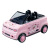 暮柒儿童卡通mini敞篷车 仿真塑料迷你汽车模型男孩女孩惯性跑车玩具 黑色899-27惯性坦克车