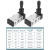 气缸气动控制开关二位五通换向阀4H210-08手动手拉手扳阀4H310-10 精品4H210-08配10接头