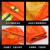 稳斯坦 分体式环卫反光雨衣雨裤 2XL/180橘色双条套装 路政保洁施工地防汛1133 WF003